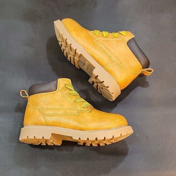 BRAND NEW CARTER BABY BOYS ROY CASUAL RUGGED HIGH TOP BOOT - Picture 8 of 16